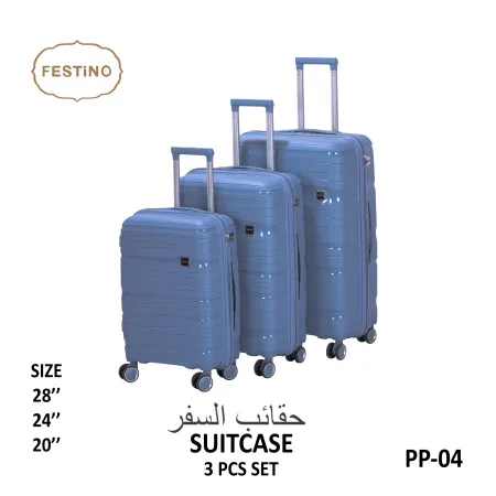 FESTiNO Hard Cabin Travel Suitcase 3pcs Set - PP